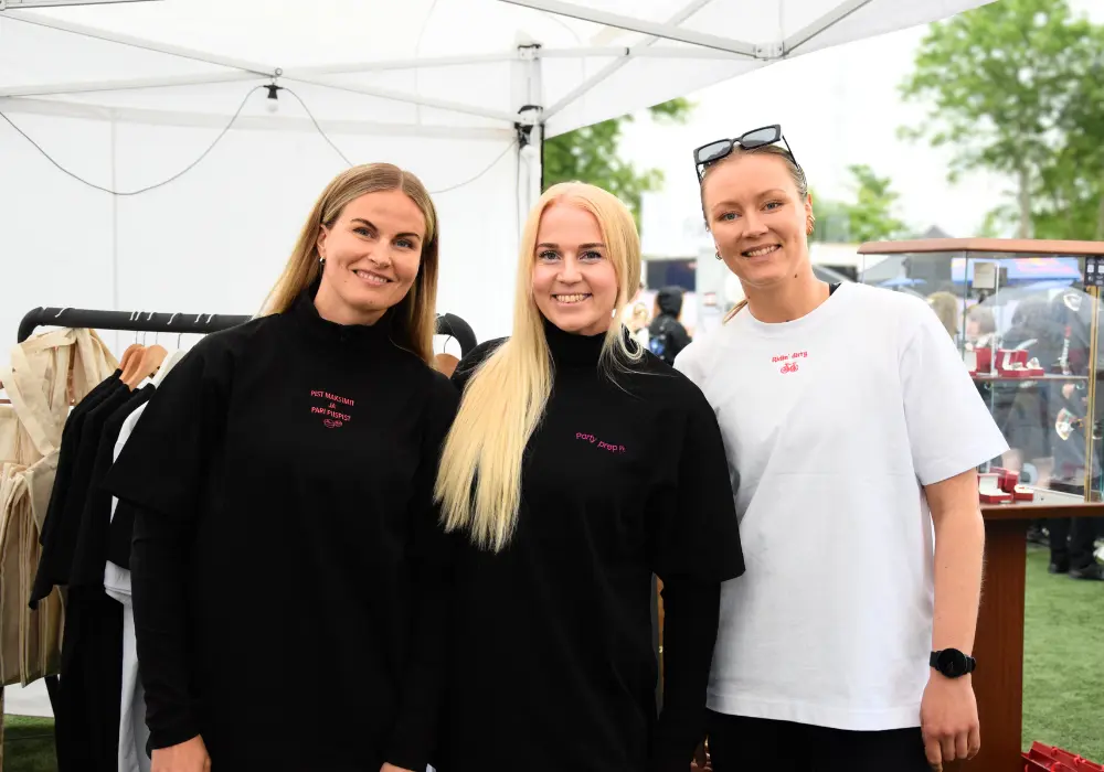Turku Judgement Day Merch point.
